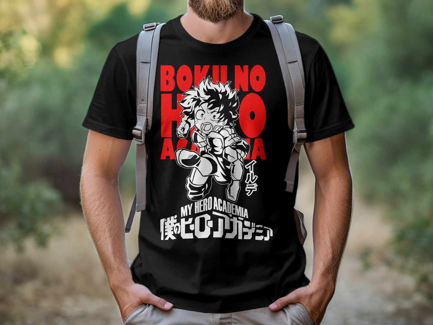 Classic Anime Series T-Shirts - My Hero Academia - Deku