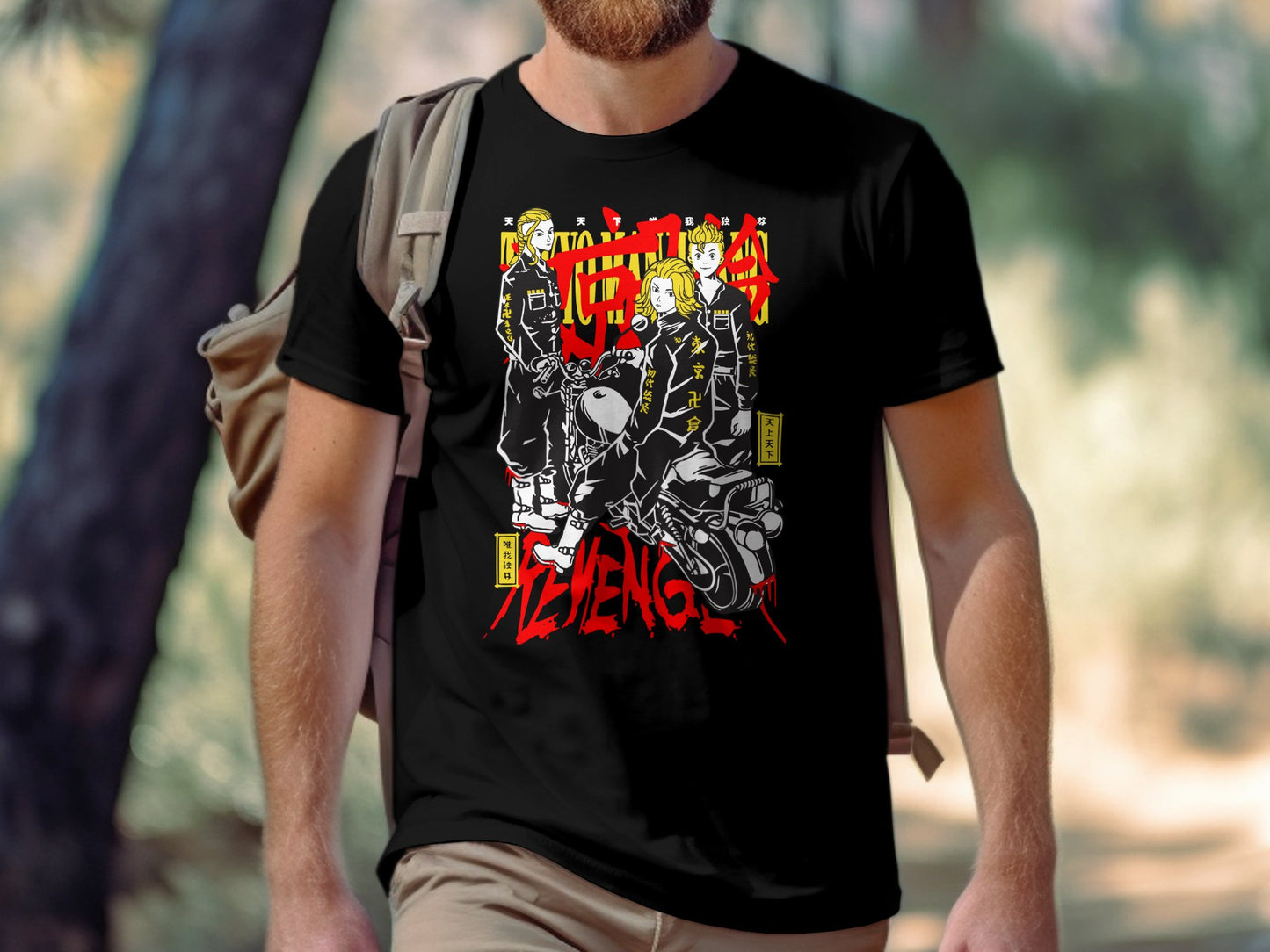 Classic Anime Series T-Shirts - Tokyo Revengers -Biker Gang