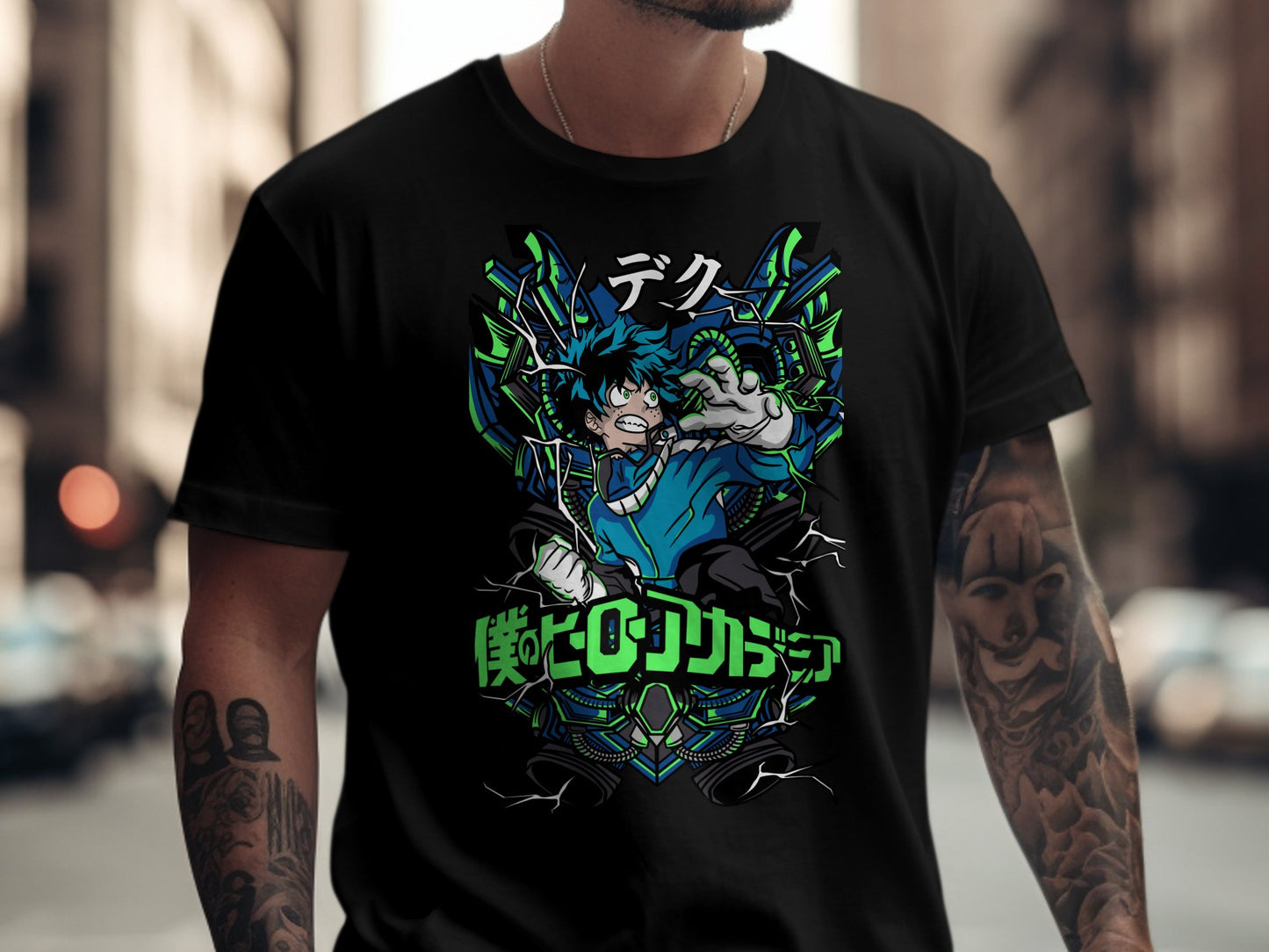 Classic Anime Series T-Shirts - My Hero Academia - Deku