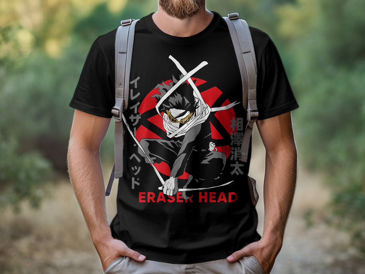 Classic Anime Series T-Shirts - My Hero Academia - Eraser Head