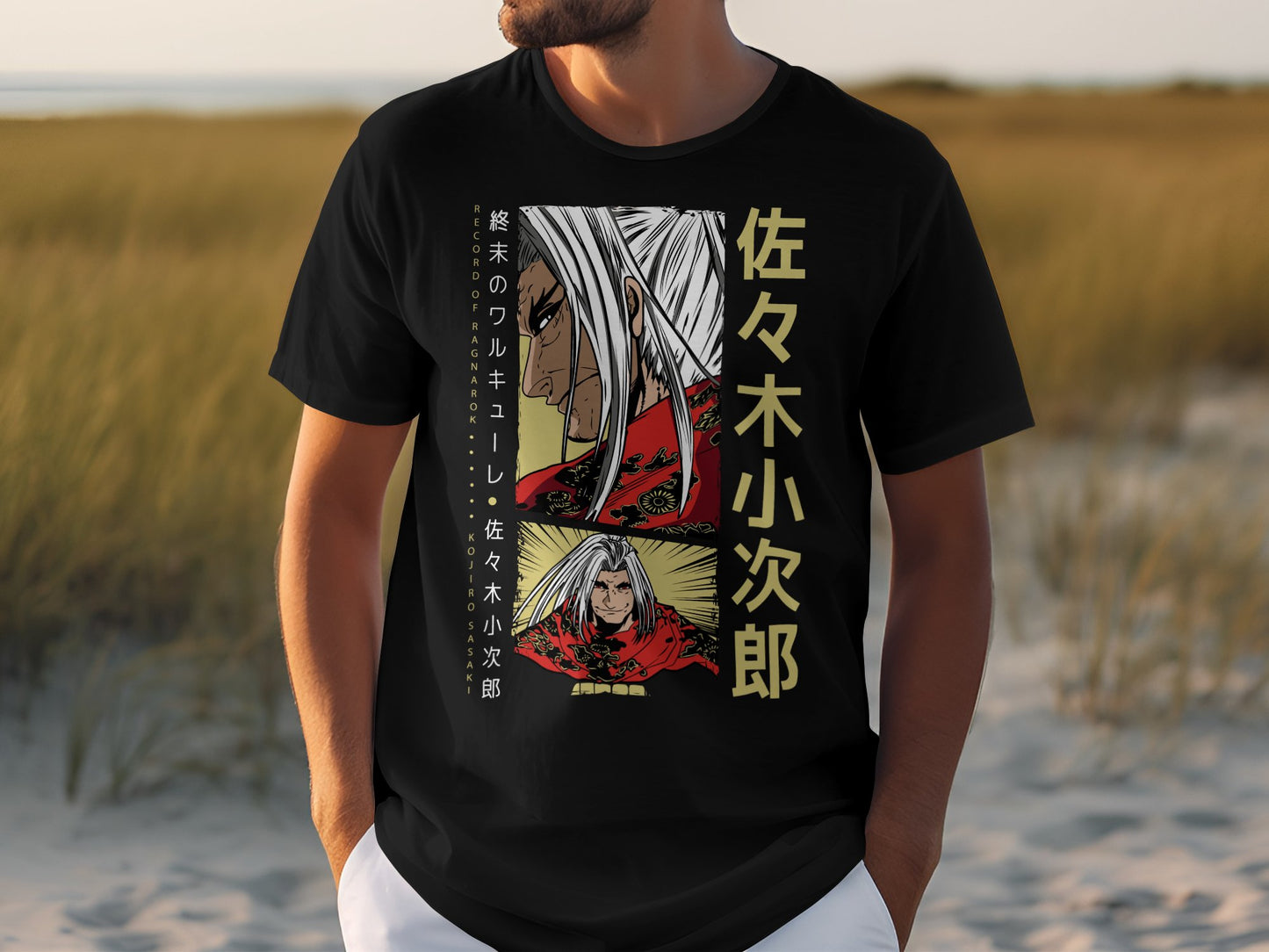 Classic Anime Series T-Shirts - Record of Ragnarok - Kojiro Sasaki, The Swordsman