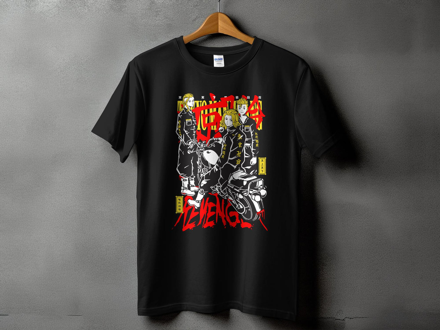 Classic Anime Series T-Shirts - Tokyo Revengers -Biker Gang