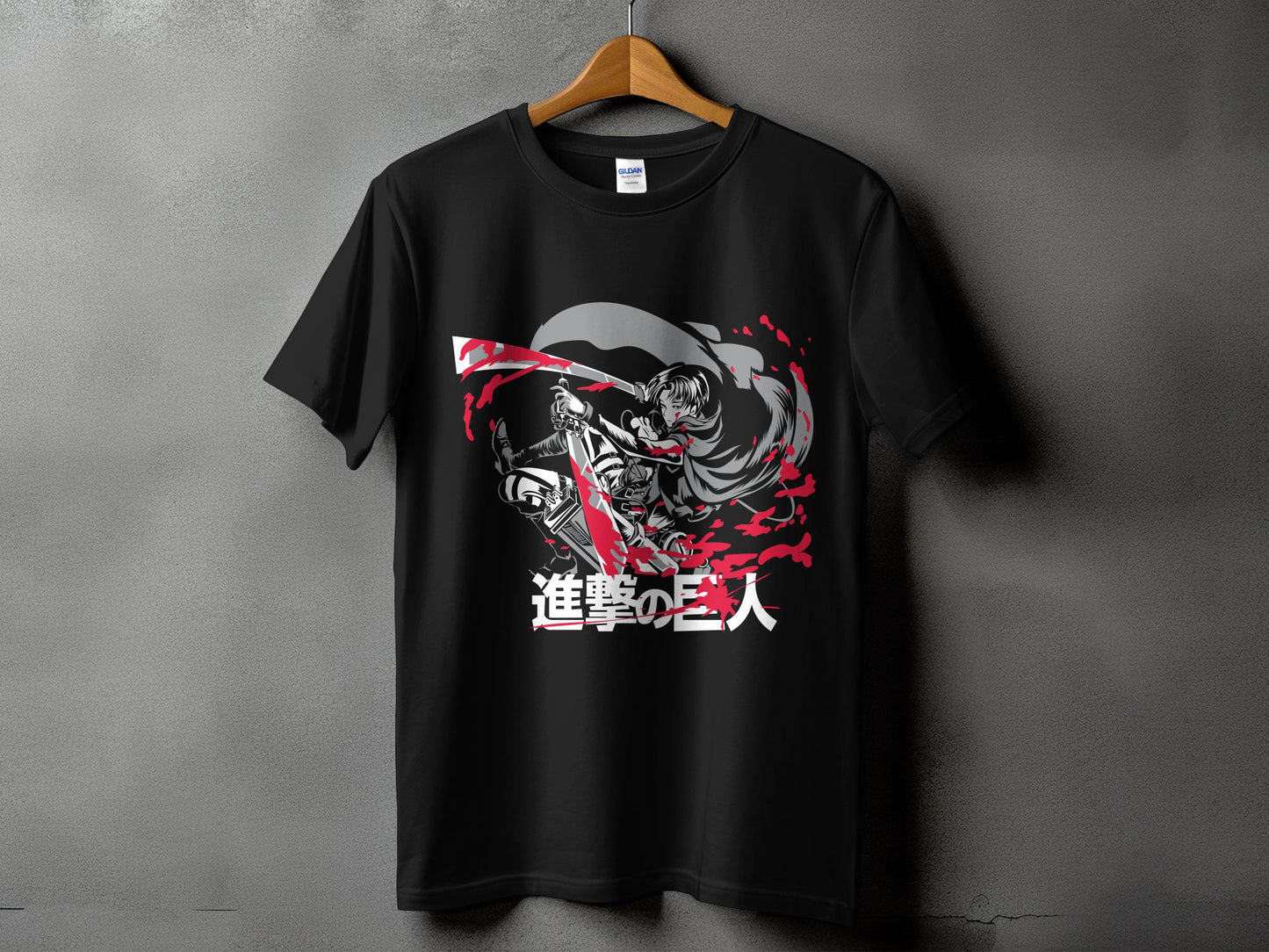 Classic Anime Series T-Shirts - Attack on Titans - Captain Levi