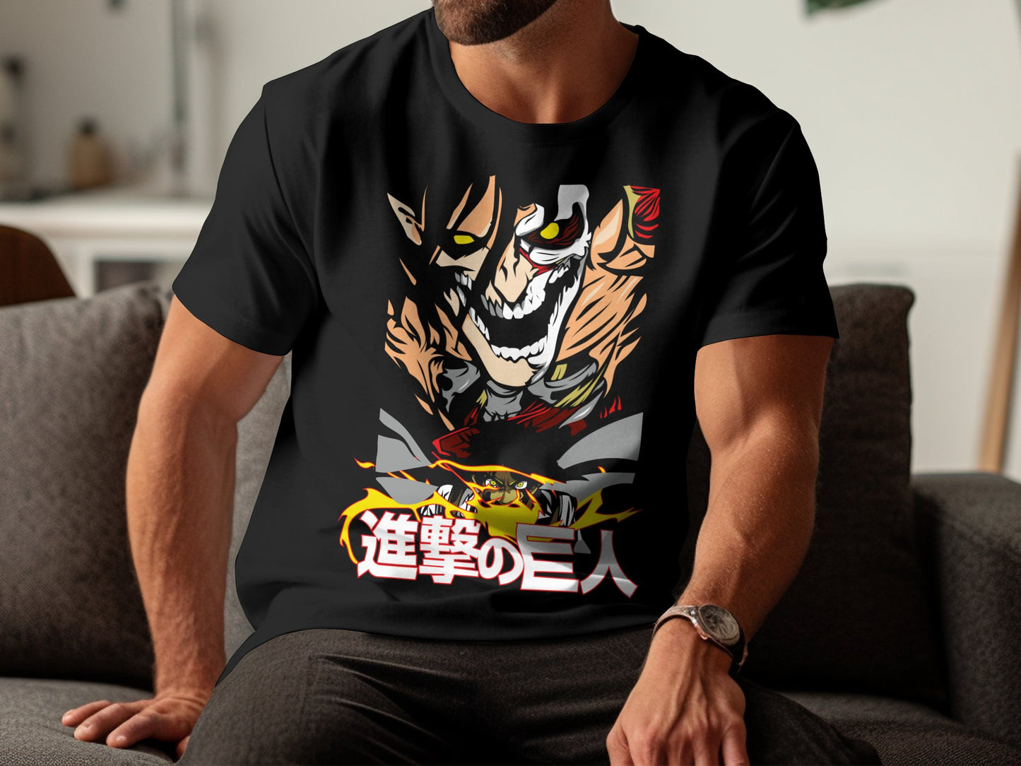 Classic Anime Series T-Shirts - Attack on Titans - Eren Yeager