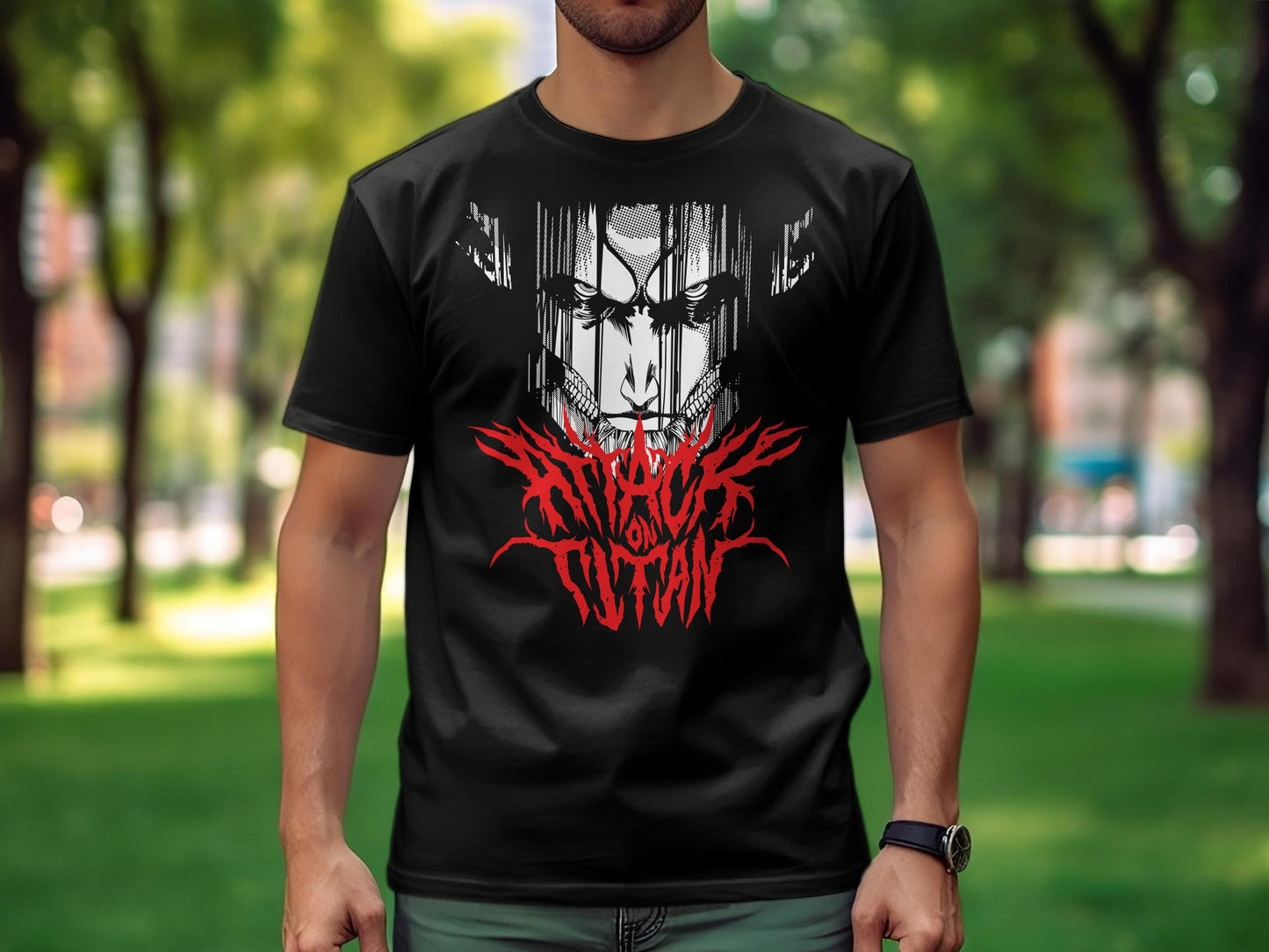 Classic Anime Series T-Shirts - Attack on Titans - Attack Titan Fury