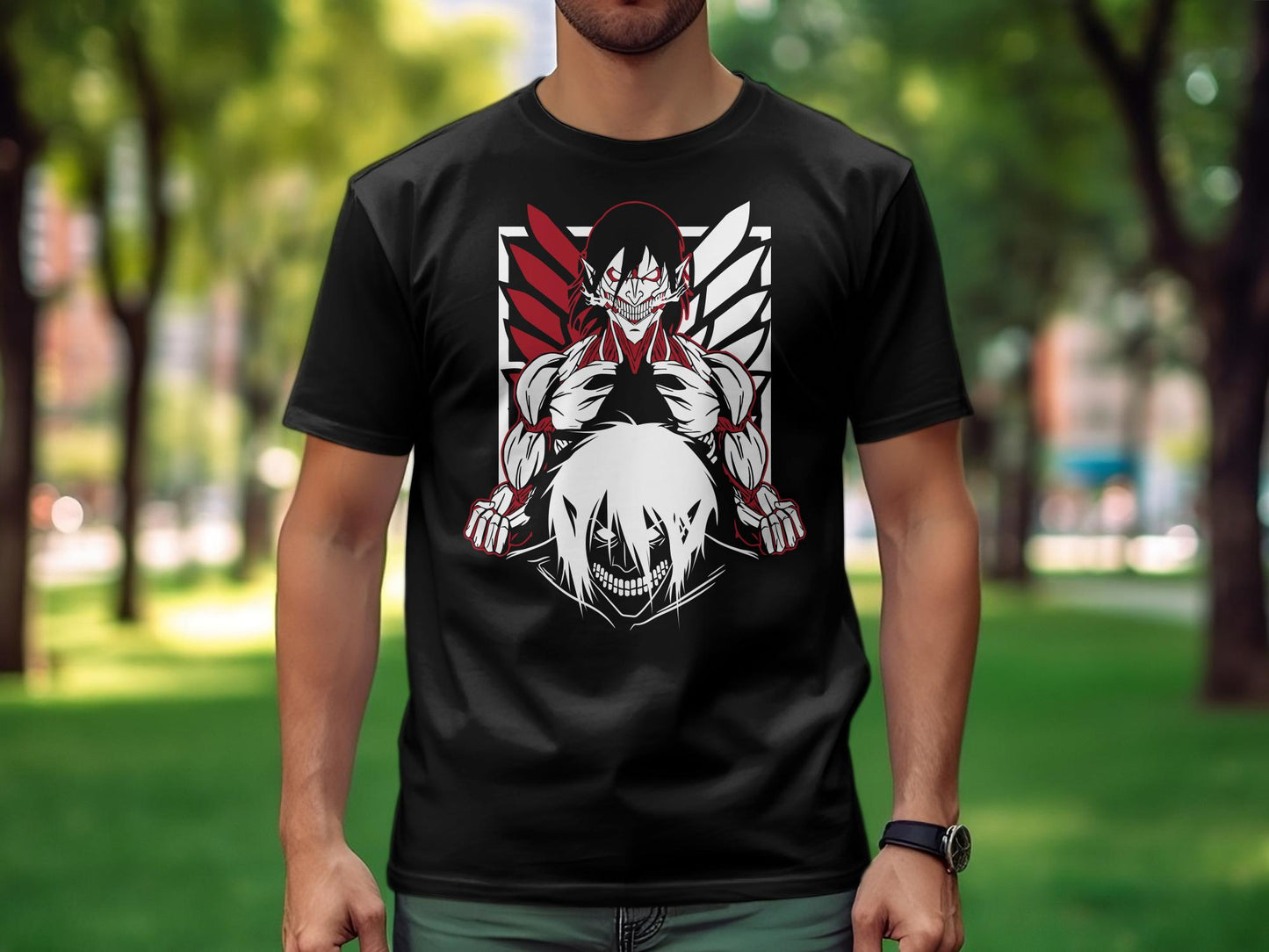 Classic Anime Series T-Shirts - Attack on Titans - The Attack Titan