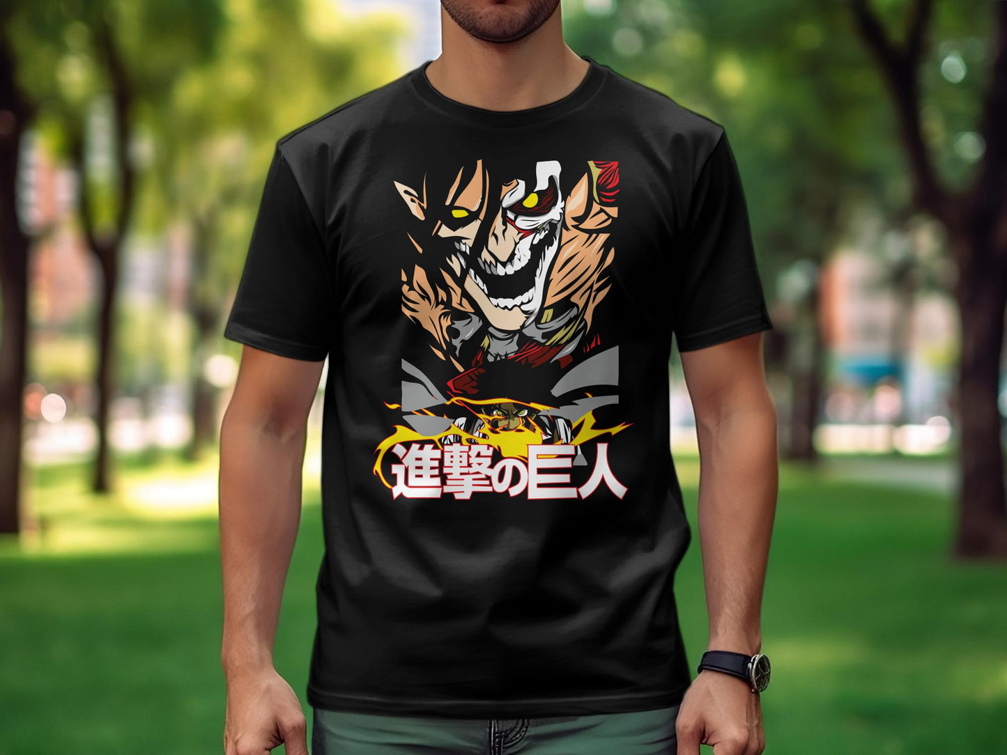Classic Anime Series T-Shirts - Attack on Titans - Eren Yeager
