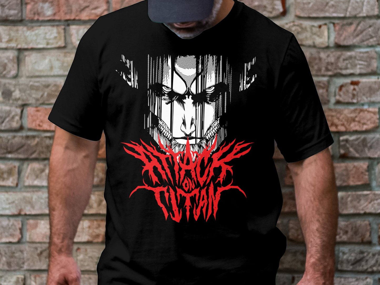 Classic Anime Series T-Shirts - Attack on Titans - Attack Titan Fury