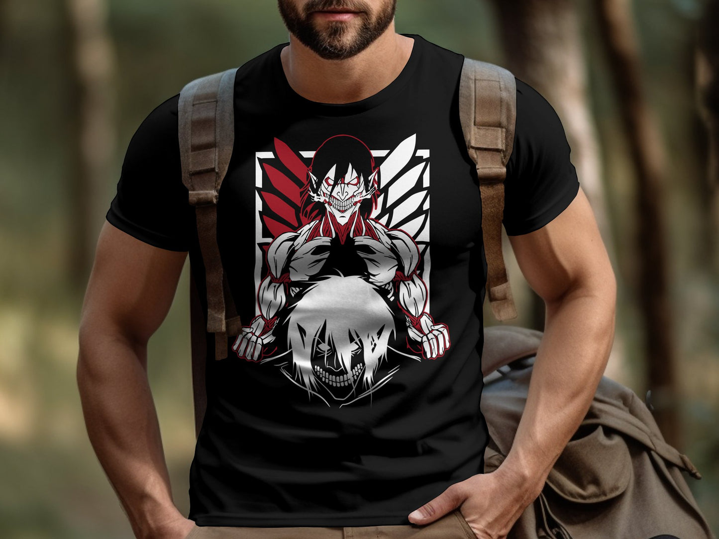 Classic Anime Series T-Shirts - Attack on Titans - The Attack Titan