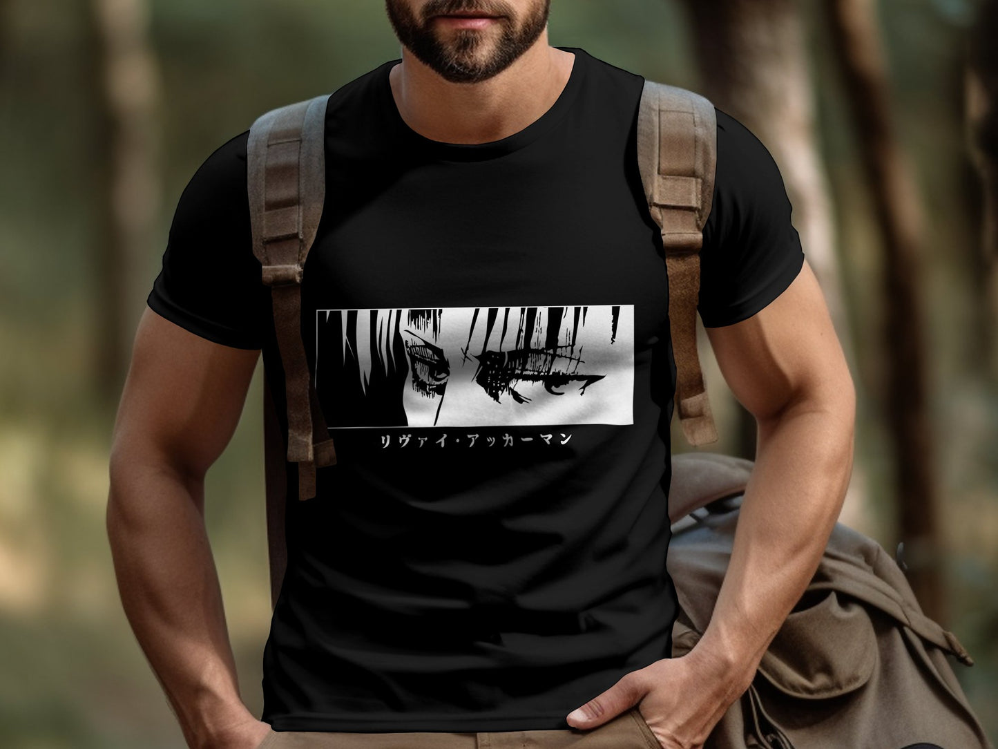 Classic Anime Series T-Shirts - Attack on Titans - Levi