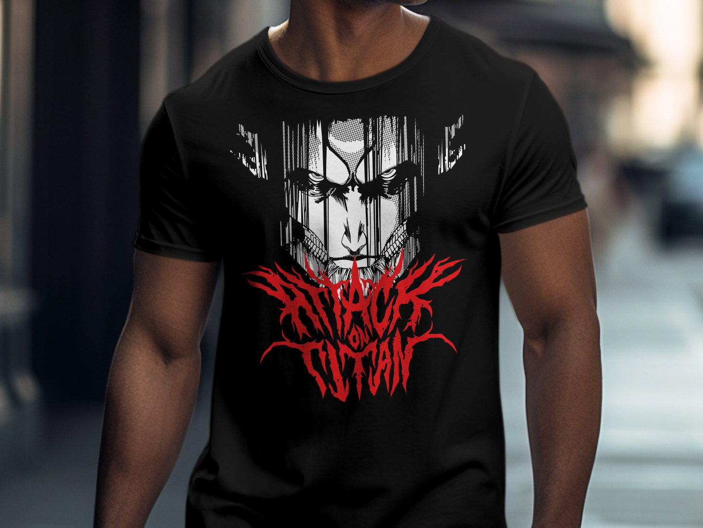 Classic Anime Series T-Shirts - Attack on Titans - Attack Titan Fury
