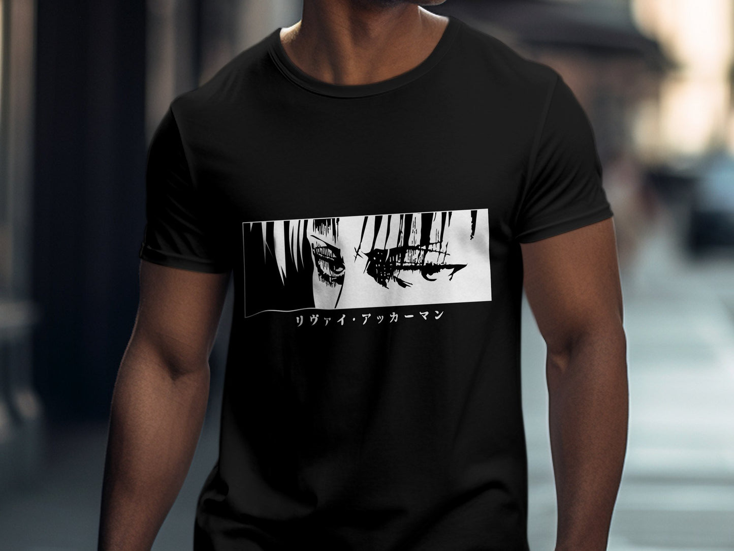 Classic Anime Series T-Shirts - Attack on Titans - Levi