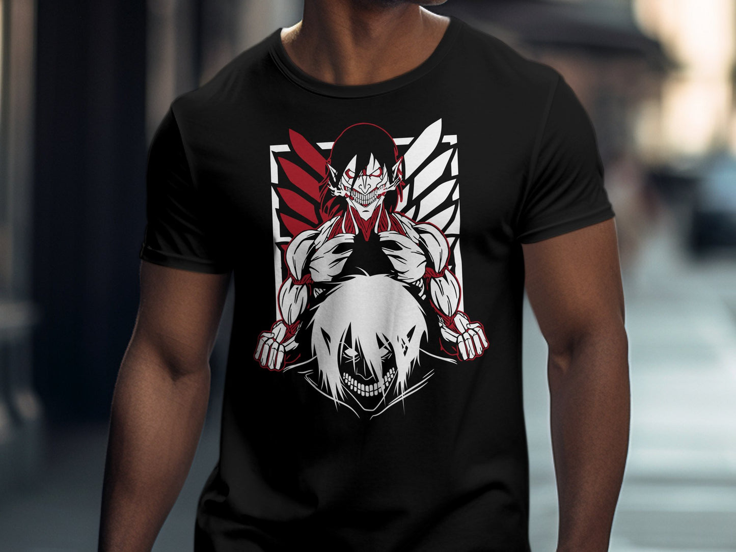 Classic Anime Series T-Shirts - Attack on Titans - The Attack Titan