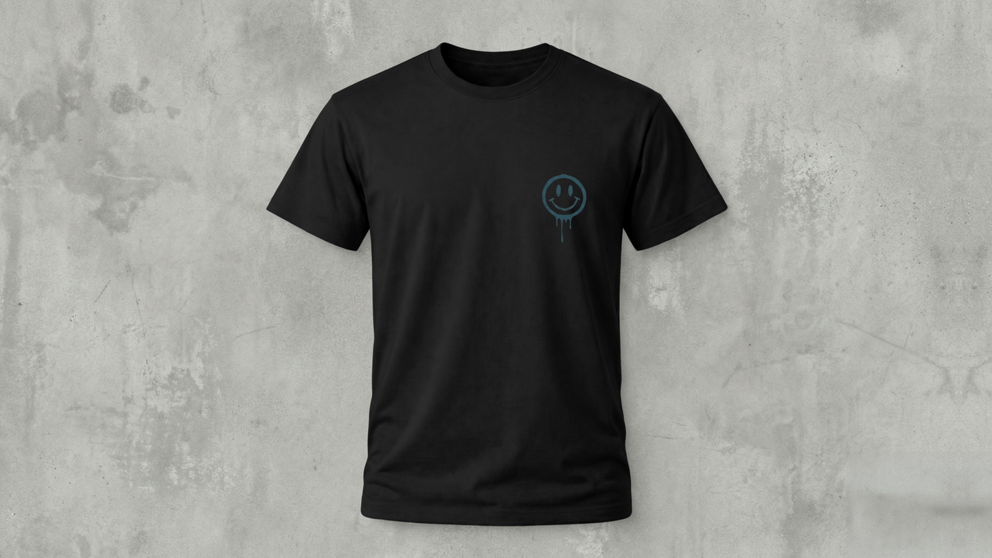 IIM SHILLONG - BLACK DELULU - PREMIUM 210 GSM REGULAR T-SHIRT