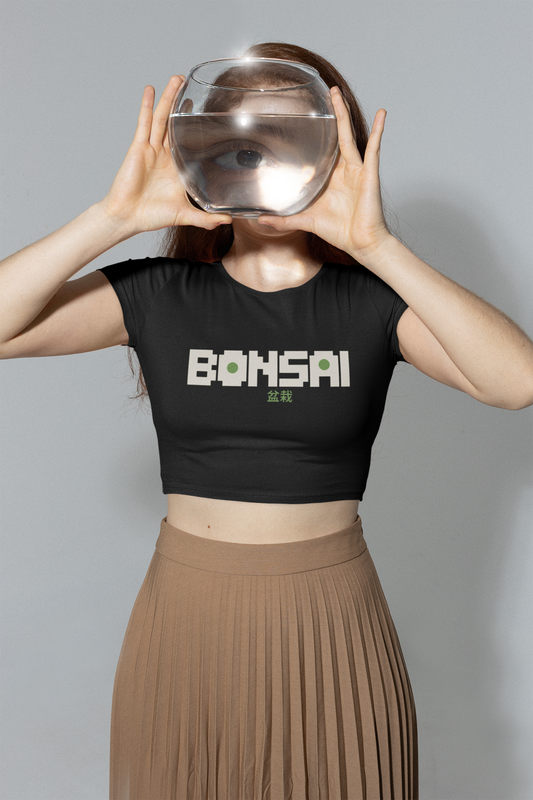ANANTA - PREMIUM 260 GSM OVERSIZE CROP TOP - BONSAI