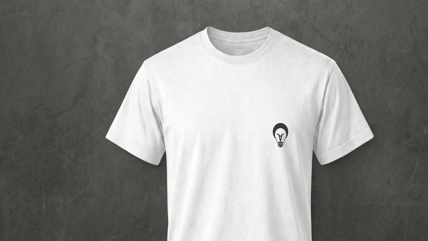 NIT SIKKIM - WHITE CYBERMIND - REGULAR FIT 210 GSM T-SHIRT