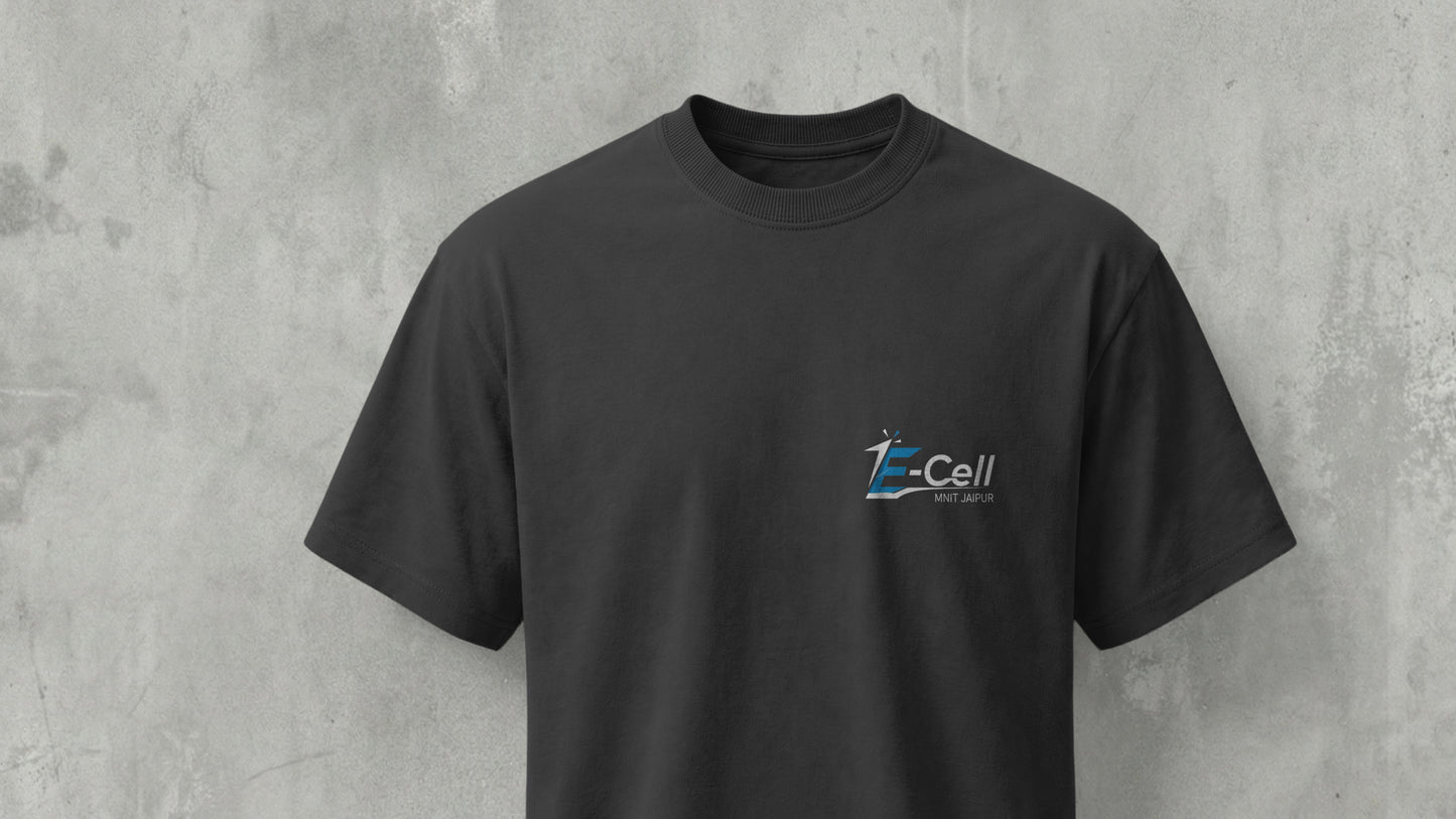 NIT JAIPUR - PREMIUM 210 GSM T-SHIRT - CLASSIC BLACK