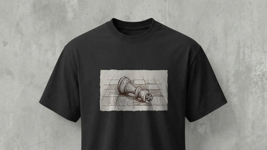 "The Fallen King" Vintage - Regular Fit - BLACK