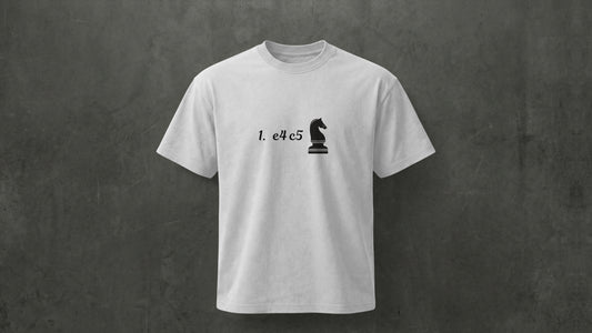 The Sicilian Code" Minimalist - Regular Fit - WHITE