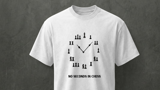 NO SECONDS IN CHESS - Regular Fit - WHITE