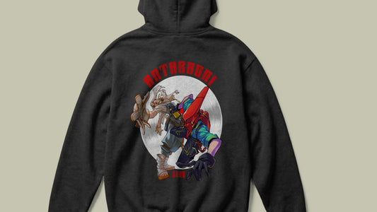 IIT KANPUR "Neon Groove" Premium 350 GSM - Black Hoodie