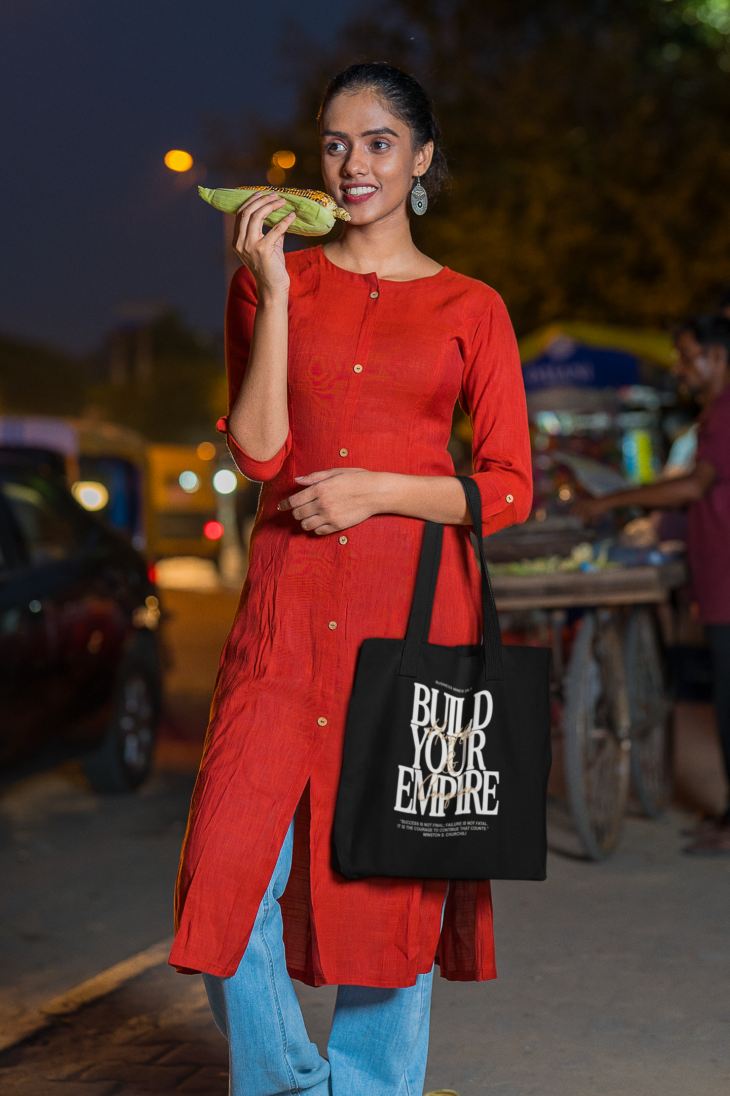 IIT HYDERABAD - THE EMPIRE - PREMIUM CANVAS TOTE BAG