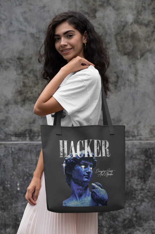 IIIT BHOPAL - HACKER SERIES - THE VIBE - PREMIUM CANVAS TOTE BAG