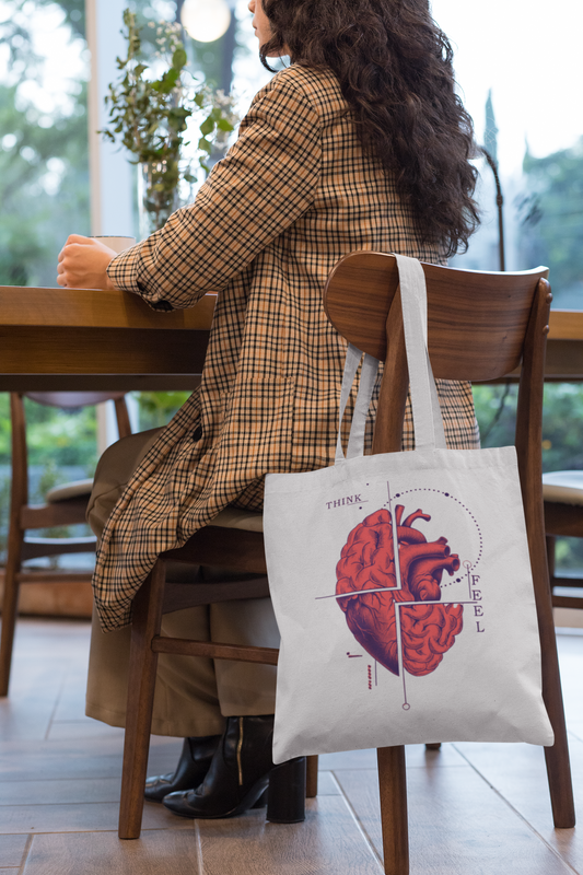 AIIMS MANGALGIRI - THE HEART - PREMIUM CANVAS TOTE BAG