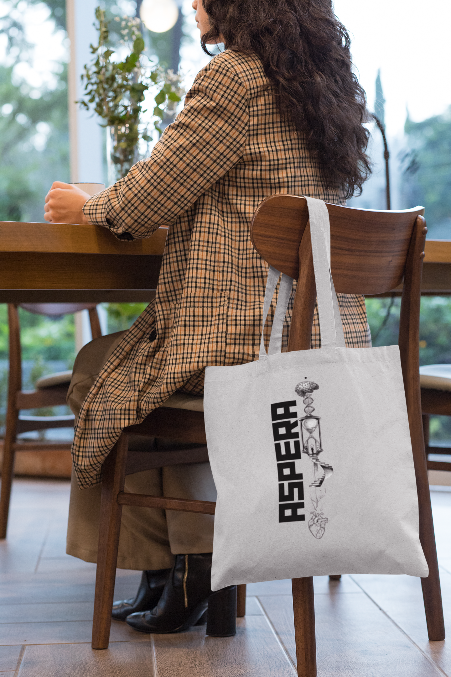 AIIMS MANGALGIRI - THE SPINE - PREMIUM CANVAS TOTE BAG