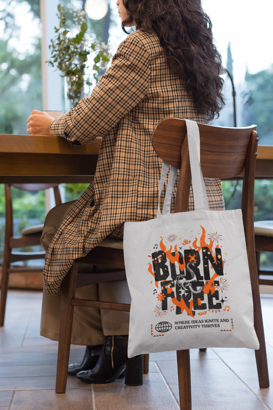 NIT NAGALAND - EKARIKTHIN - LETS BURN FREE - PREMIUM TOTE BAG