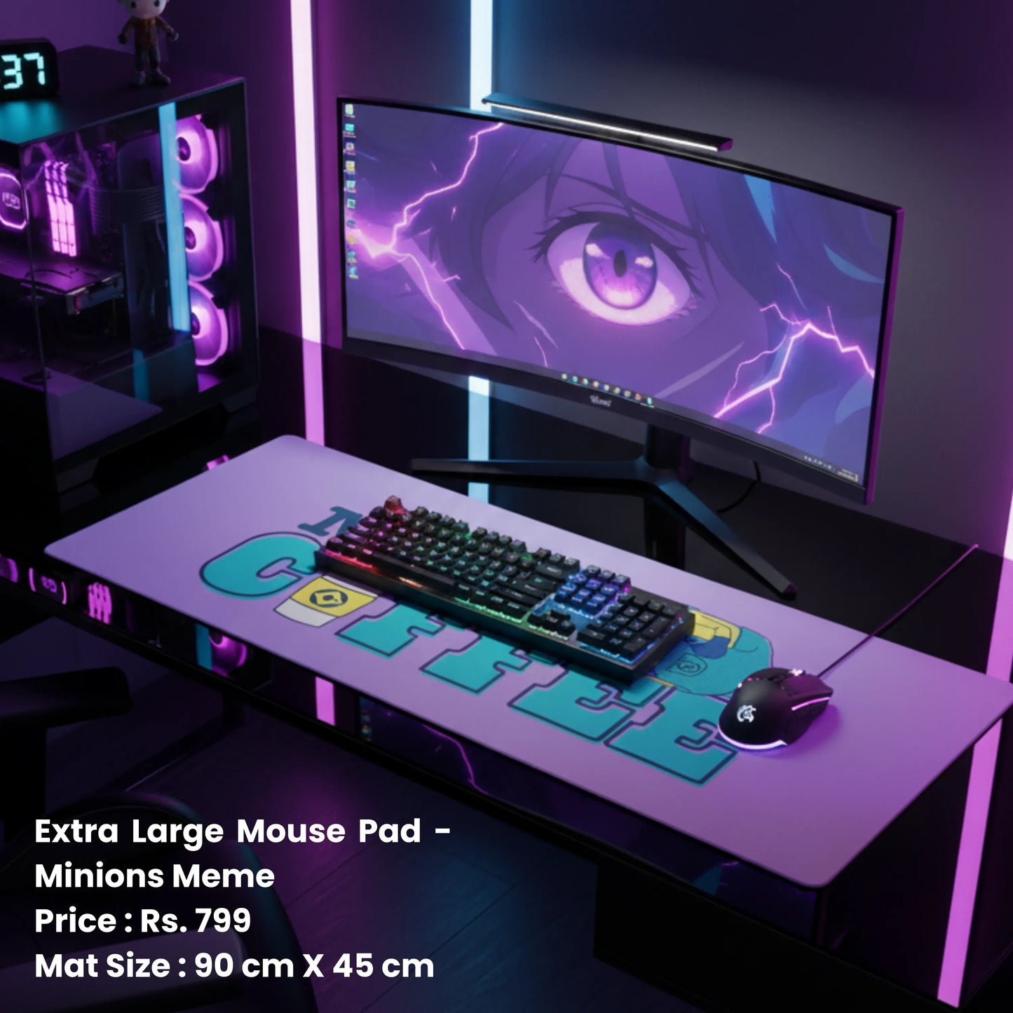 Extra Large Mouse Pad - Minions Meme