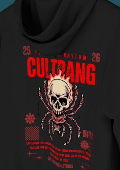 IIT GOA - CULTRANG - BLACK WEB - PREMIUM 380 GSM EXPORT VARIANT OZ HOODIE