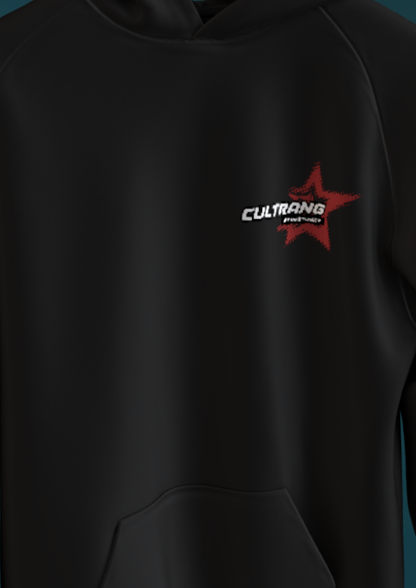 IIT GOA - CULTRANG - BLACK WEB - PREMIUM 380 GSM EXPORT VARIANT OZ HOODIE