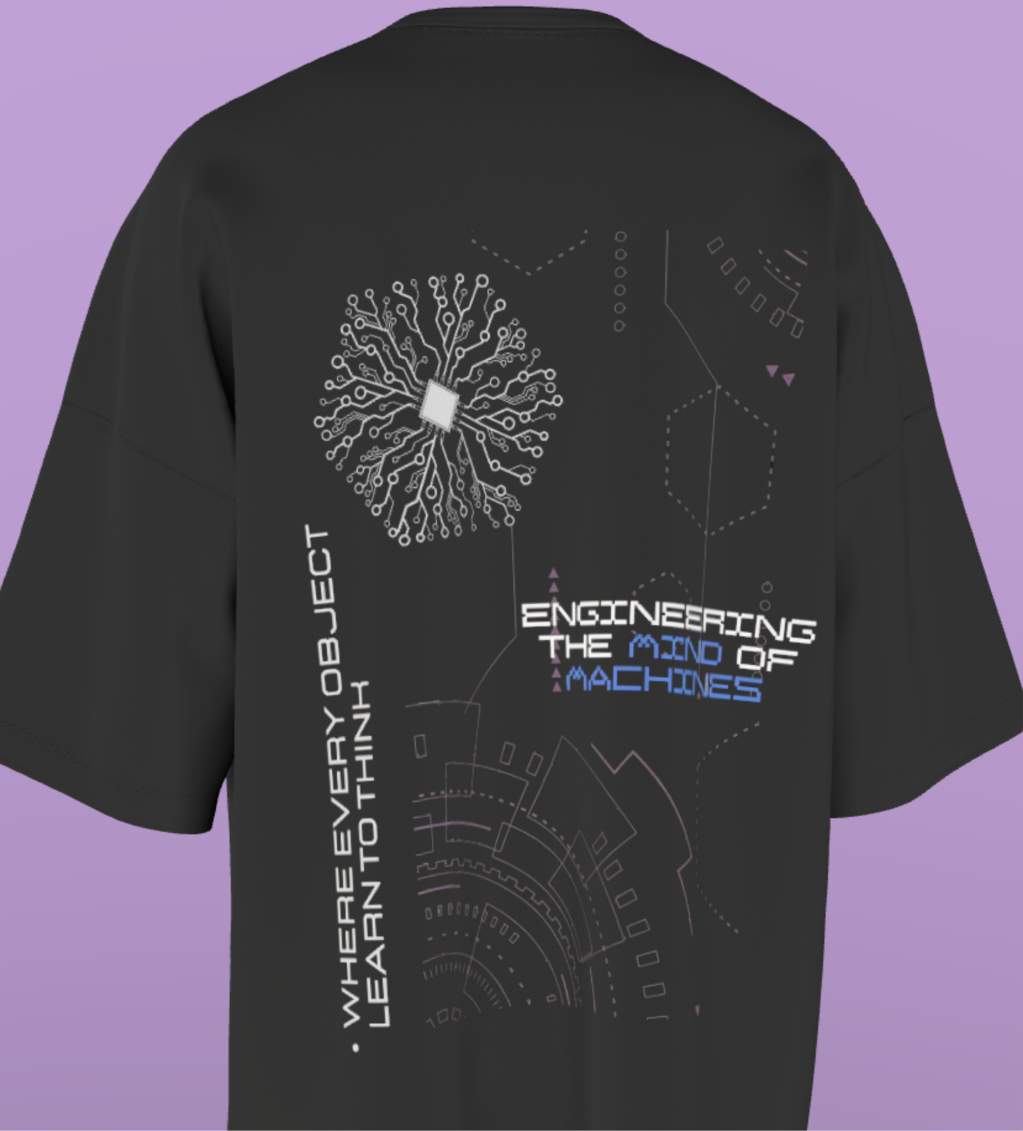 IIT DELHI - THE HIVE - PREMIUM 240 GSM OVERSIZE TSHIRT