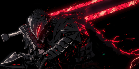 Extra Large Mouse Pad - Berserk Guts Red Blade