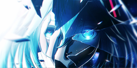 Extra Large Mouse Pad - Anime Cyberpunk Girl