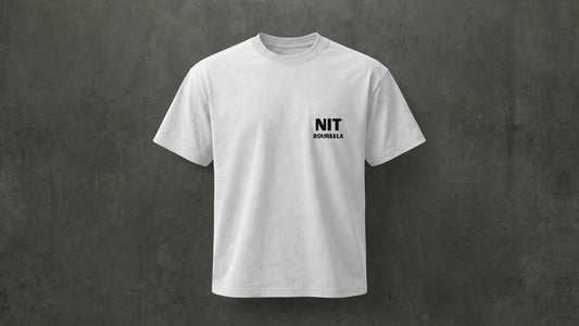 NIT ROURKELA - MINIMILISTIC - PREMIUM 200 GSM REG FIT T-SHIRT - WHITE