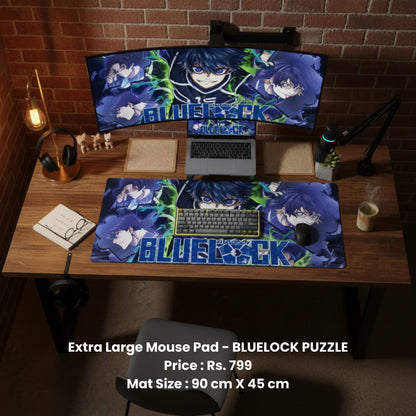 Blue Lock Puzzle - Extra Large Mouse Pad
