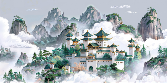 Extra Large Mouse Pad - Fantasy Castle