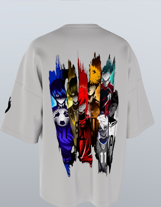 Oversized Anime T-Shirt Level 1: Blue Lock "The Best Striker"