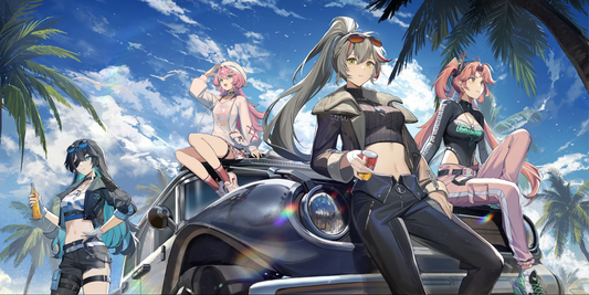 Extra Large Mouse Pad - Summer Anime Girls