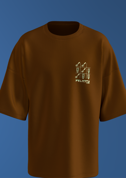 IIIT HYDERABAD -FRIED MAGGI - PREMIUM 220 GSM OVERSIZE TSHIRT