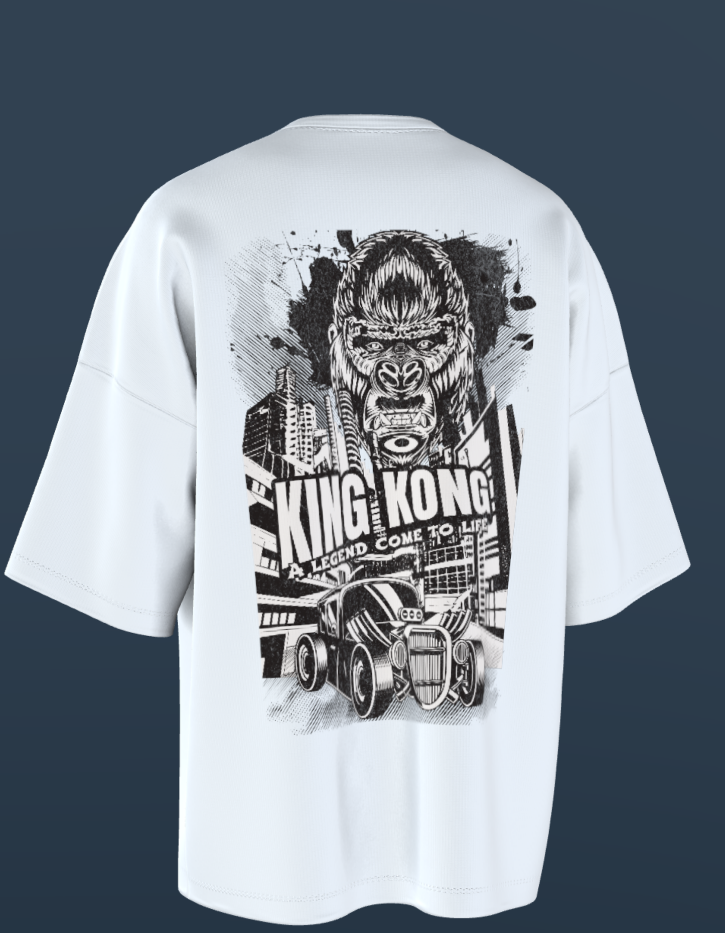 Oversized Premium Cotton T-Shirts - King Kong City