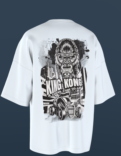 Oversized Premium Cotton T-Shirts - King Kong City