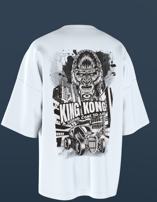 Oversized Premium Cotton T-Shirts - King Kong City