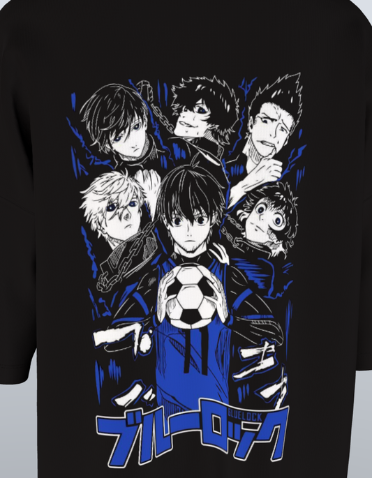 Oversized Anime T-Shirt Level 1: Blue Lock "Team Z"