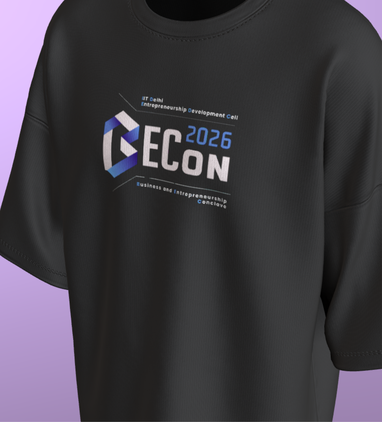 IIT DELHI - THE HIVE - PREMIUM 240 GSM OVERSIZE TSHIRT