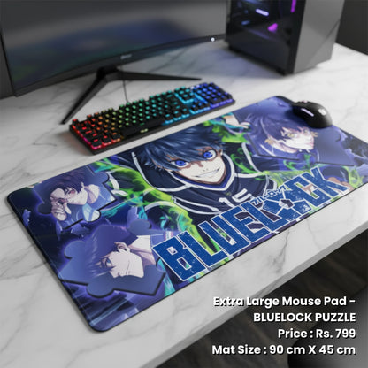 Blue Lock Puzzle - Extra Large Mouse Pad