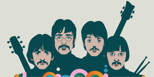 Extra Large Mouse Pad - The Beatles