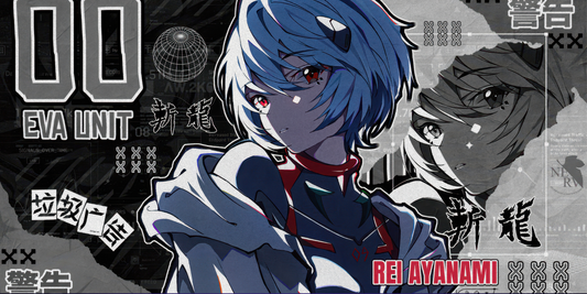 Extra Large Mouse Pad - Neon Genesis Evangelion Rei Ayanami